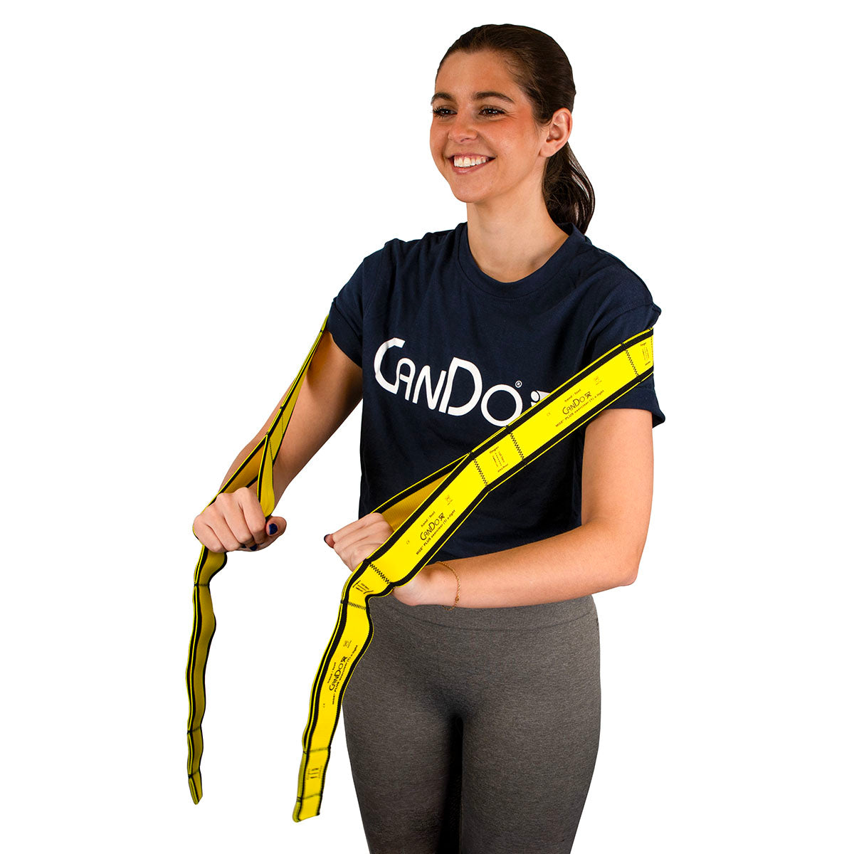 CanDo Multi-Grip Exerciser Plus, 30 Yard Roll, Yellow (X-Light)