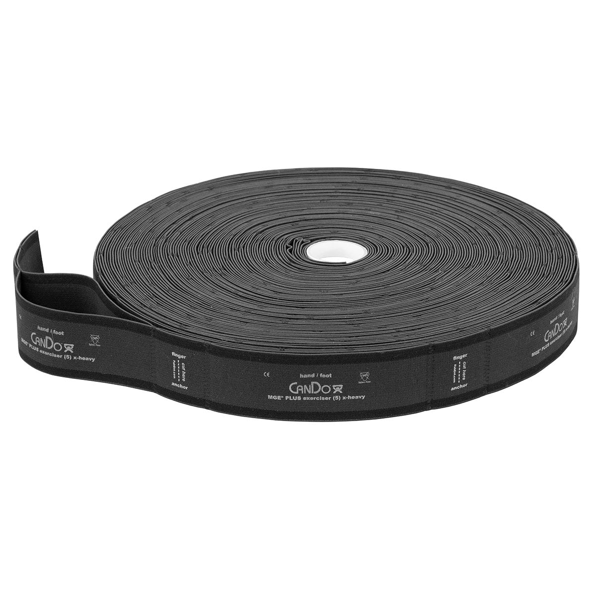 CanDo Multi-Grip Exerciser Plus, 30 Yard Roll, Black (X-Heavy)