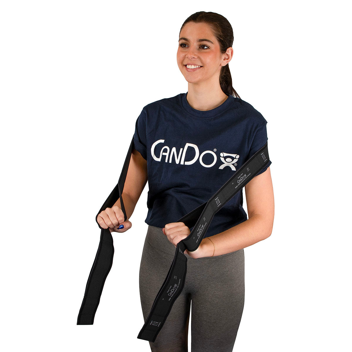 CanDo Multi-Grip Exerciser Plus, 30 Yard Roll, Black (X-Heavy)