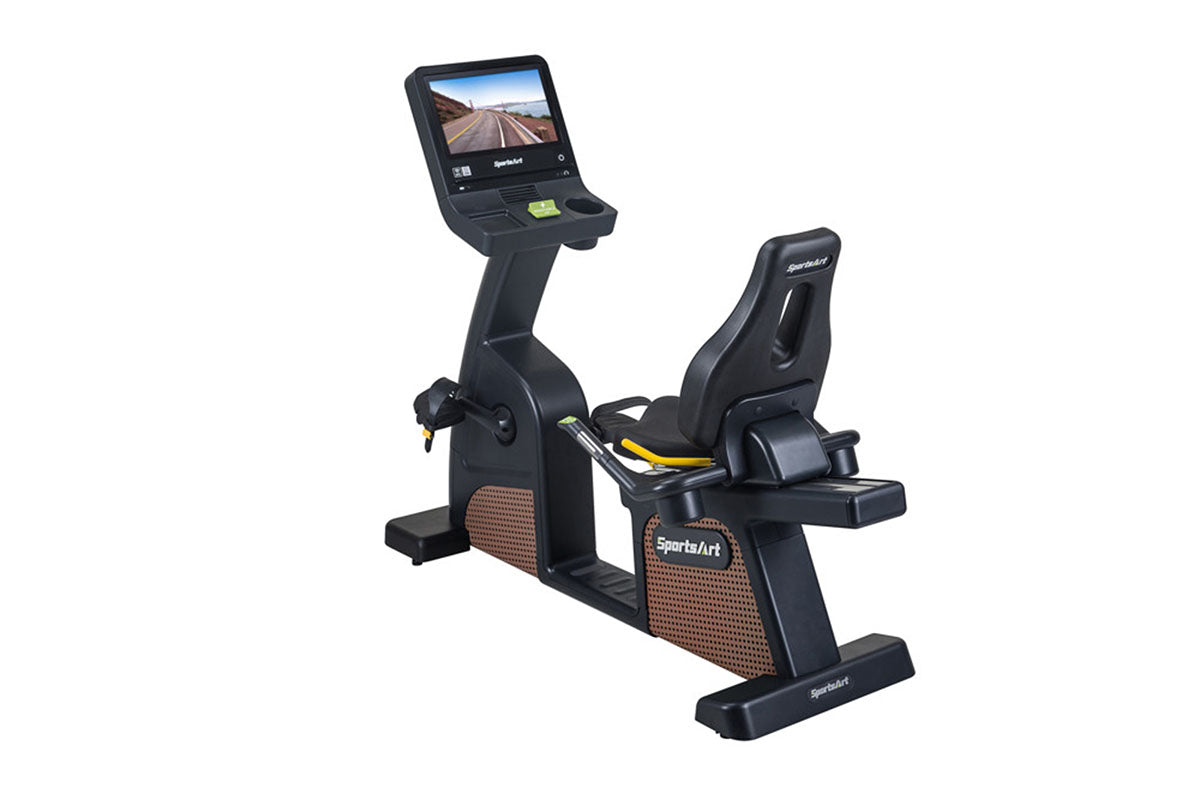 SportsArt, C576R Status Recumbent Cycle, 16" Senza Touchscreen