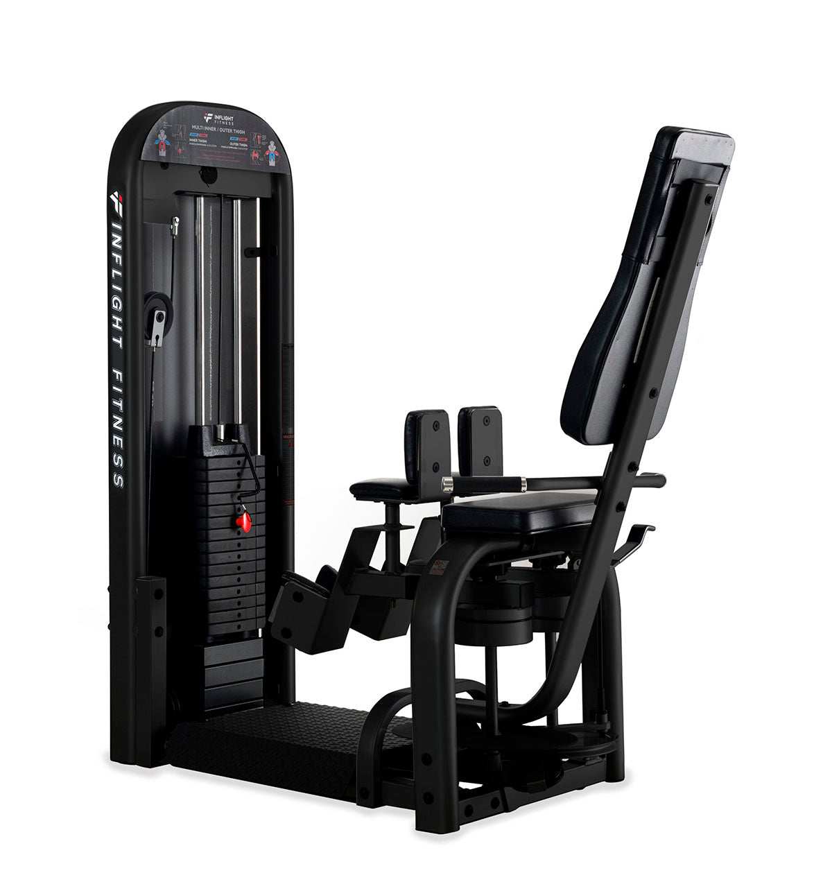 Inflight Fitness, Multi Inner Thigh/Outer Thigh, Rear Shrouds