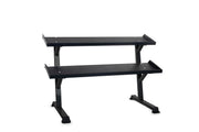 Inflight Fitness, 69" 2-Tier Dumbbell Rack, Tray Style