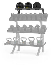 Batca Fitness Systems, Optional Ball Rack for 3 Tier 4' Dumbbell Rack