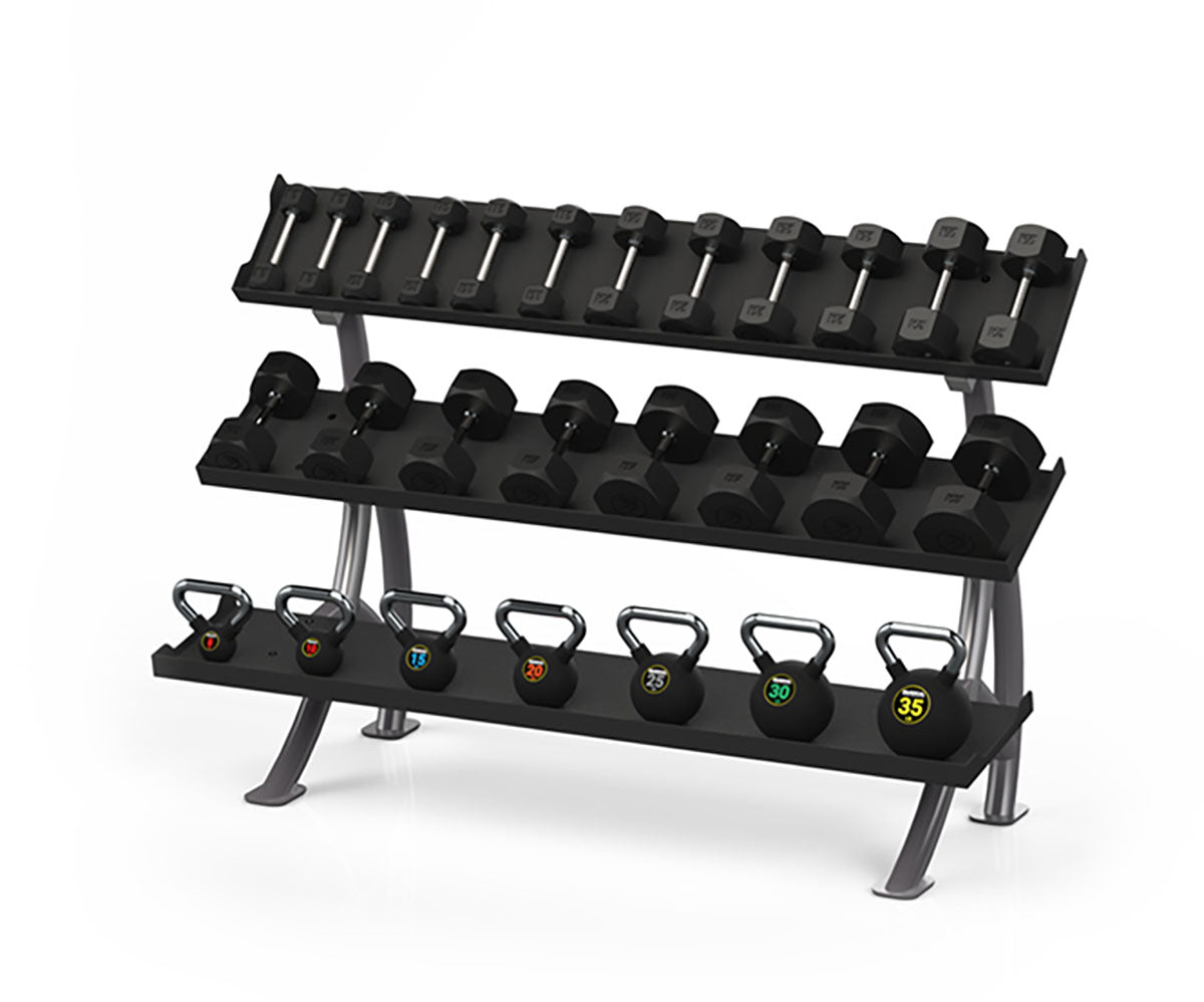 Batca Fitness Systems, 3 Tier Dumbbell Rack, 6'