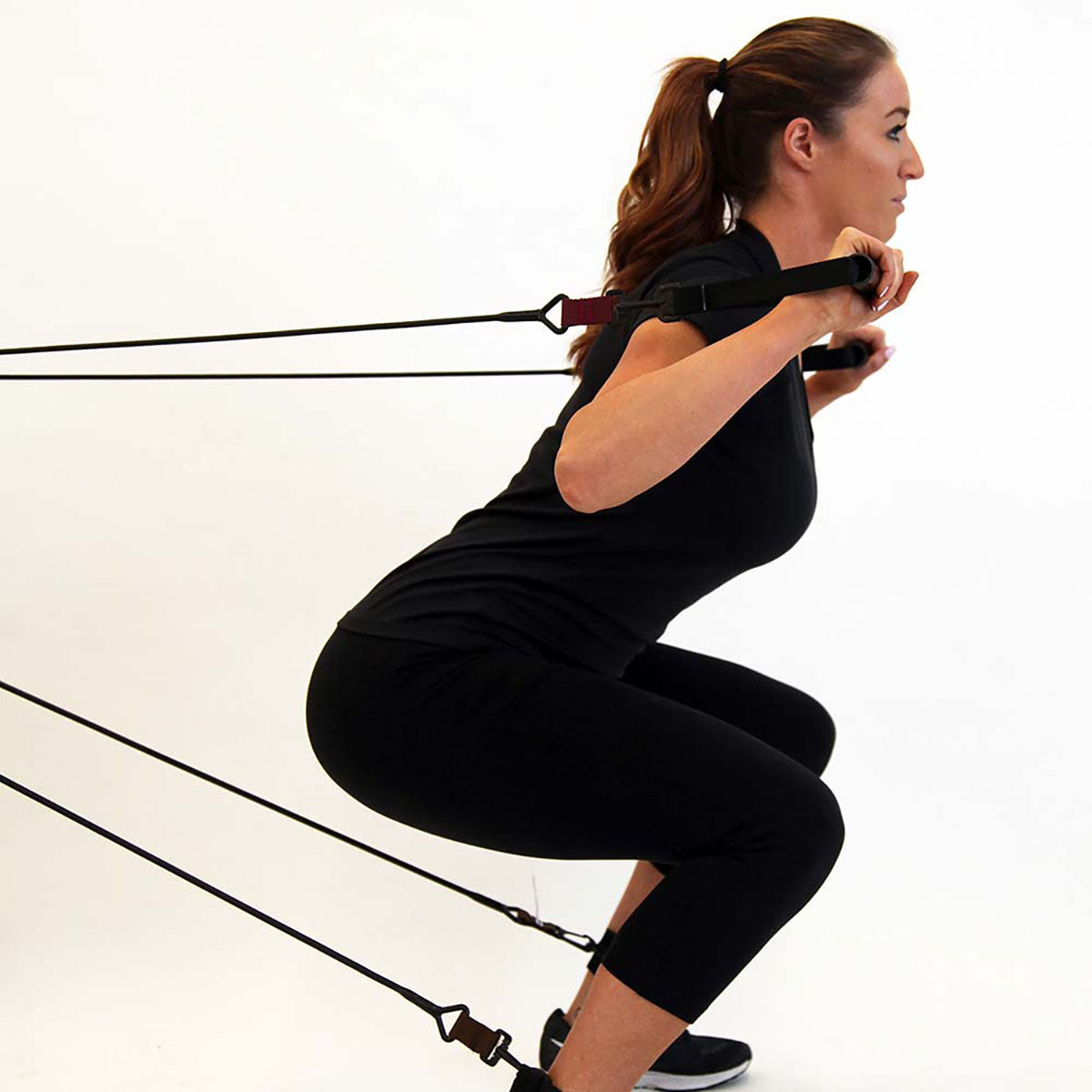 MediCordz Core Stabilization Upper Body Kit, Silver (3-8 lbs of pull)