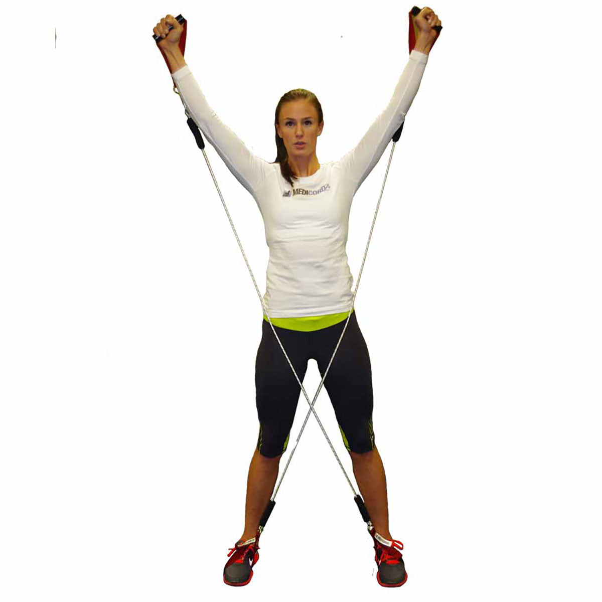 MediCordz Modular Bungie Kit, White (55 - 150 lbs)