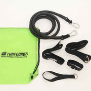 TurfCordz Safety Sprint Belt, 8-foot, Black (20-45 lbs/9.1-20.4kg of pull)