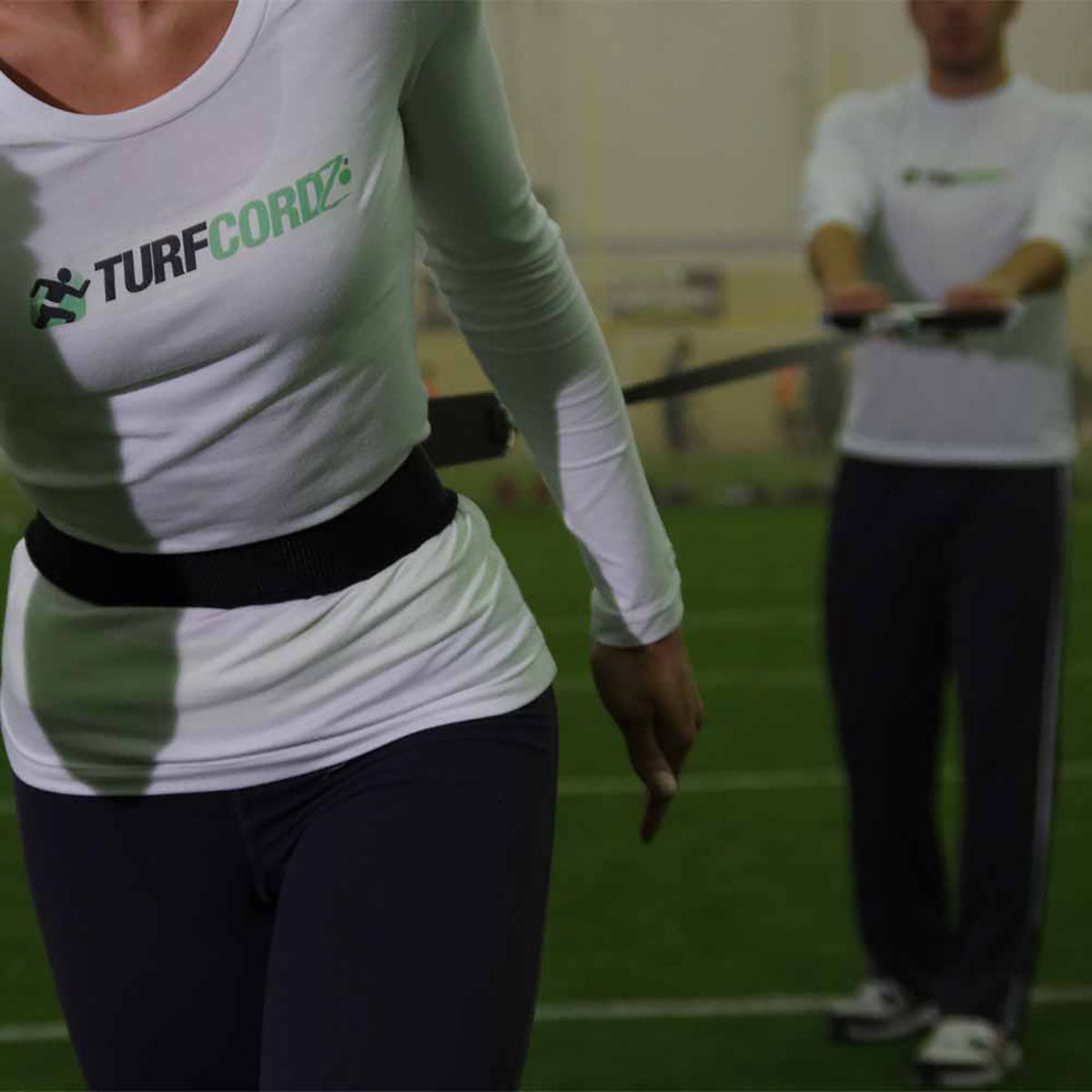 Tug-Of-War Strap with Chest Harness and Trainer's Handle