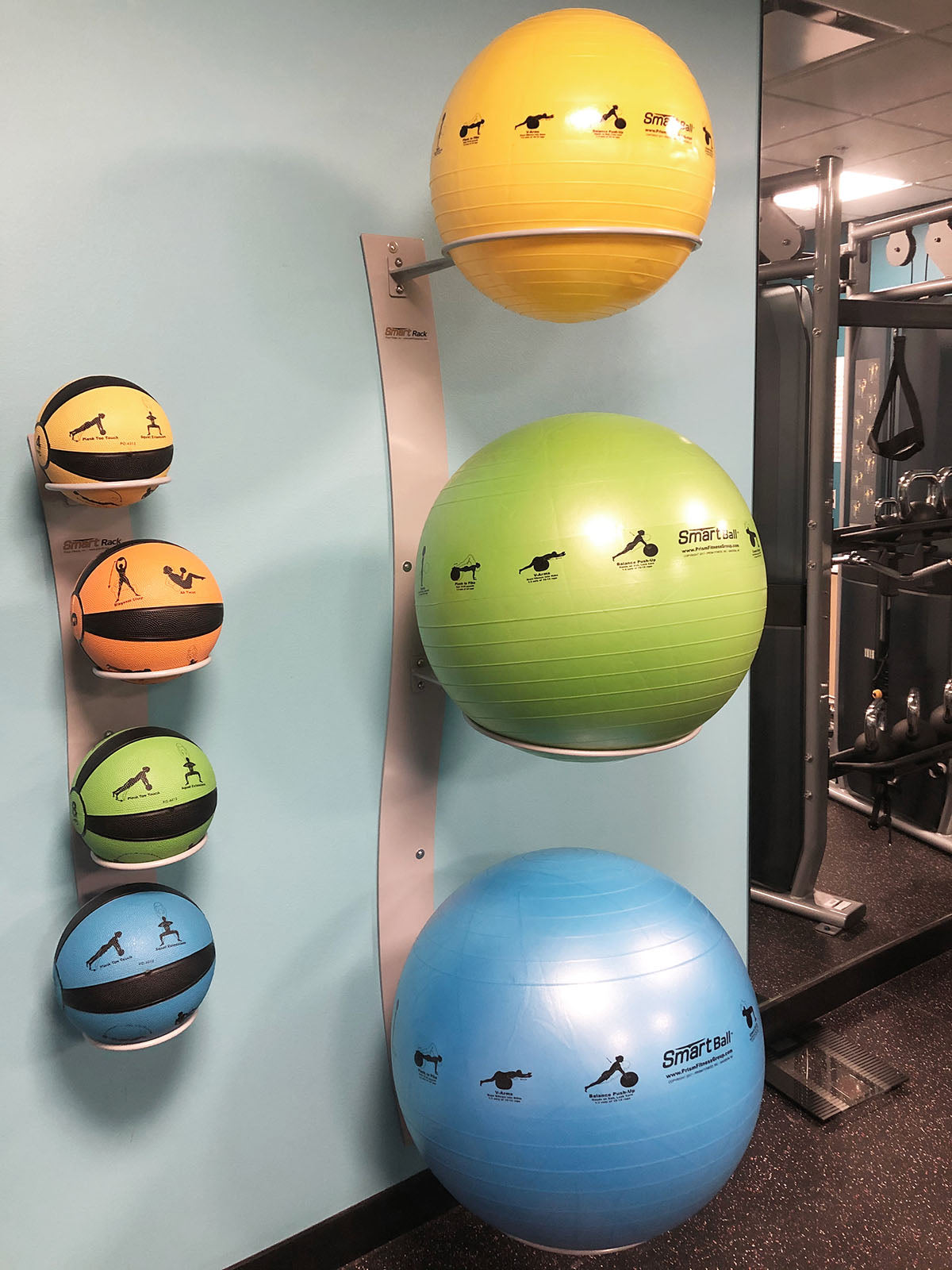 Smart Stability Ball Wall Mounted Commercial Package