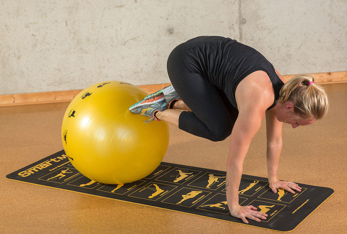 Smart Stability Ball, Yellow, 55cm