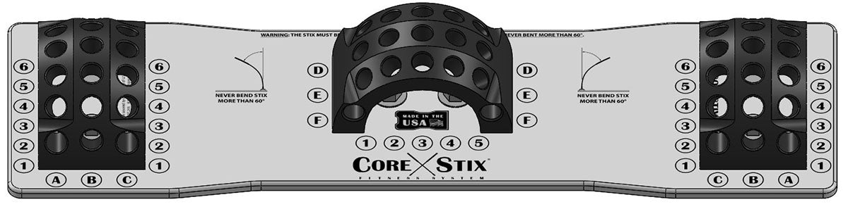 Core Stix Triple Arc Floor Mount System