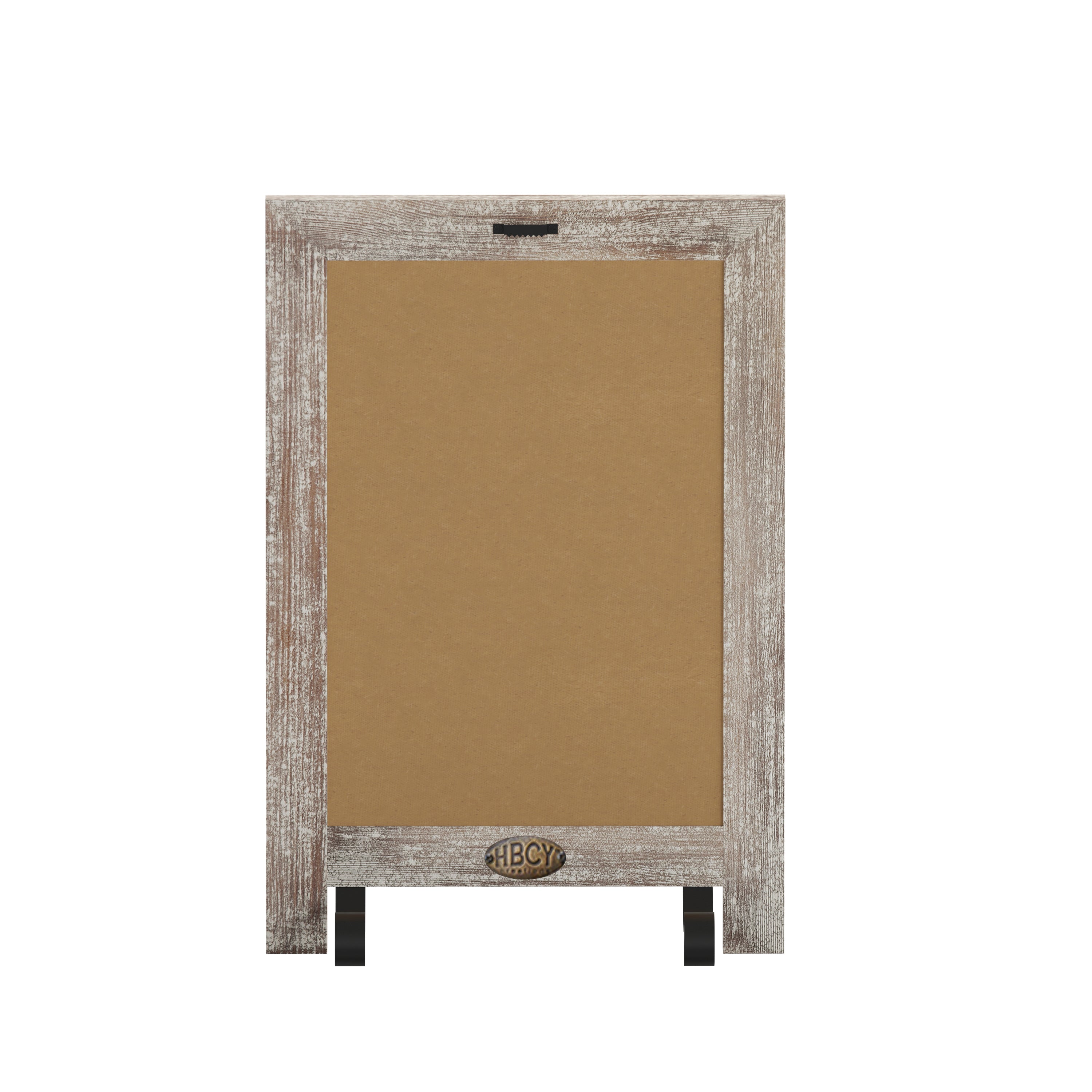 Canterbury 9.5" x 14" Weathered Tabletop Magnetic Chalkboards with Metal Scrolled Legs, Hanging Wall Chalkboards, Countertop Memo Boards, Set of 10