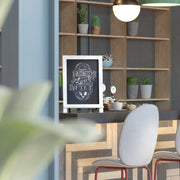 Canterbury 12" x 17" Whitewashed Tabletop Magnetic Chalkboards with Metal Scrolled Legs, Hanging Wall Chalkboards, Countertop Memo Boards, Set of 10