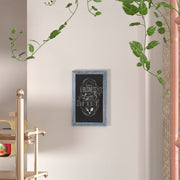 Canterbury 11" x 17" Rustic Blue Wall Mount Magnetic Chalkboard Sign, Hanging Wall Chalkboard Memo Board for Home, School, or Business, Set of 10