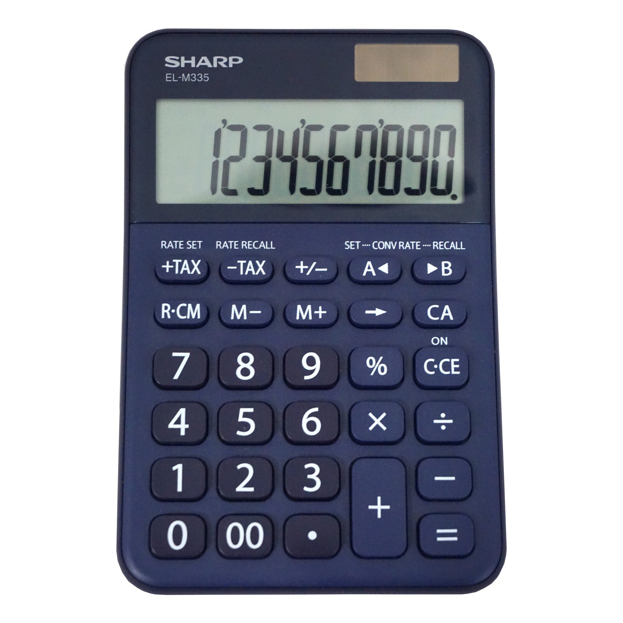 10 Digit Extra Large Desktop Calculator - Blue