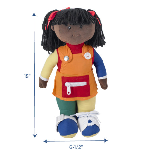 Learn to Dress - African American Girl