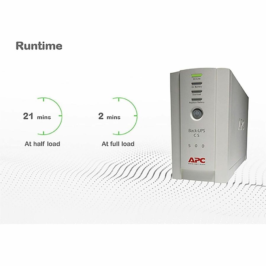 Tower - 8 Hour Recharge - 3 Minute Stand-by - 120 V Input - 120 V AC Output - Single Phase - Stepped Approximated Sine Wave - Serial Port - USB - 3 x NEMA 5-15R, 3 x NEMA 5-15R Surge Receptacle(s) - 6 x Battery/Surge Outlet
