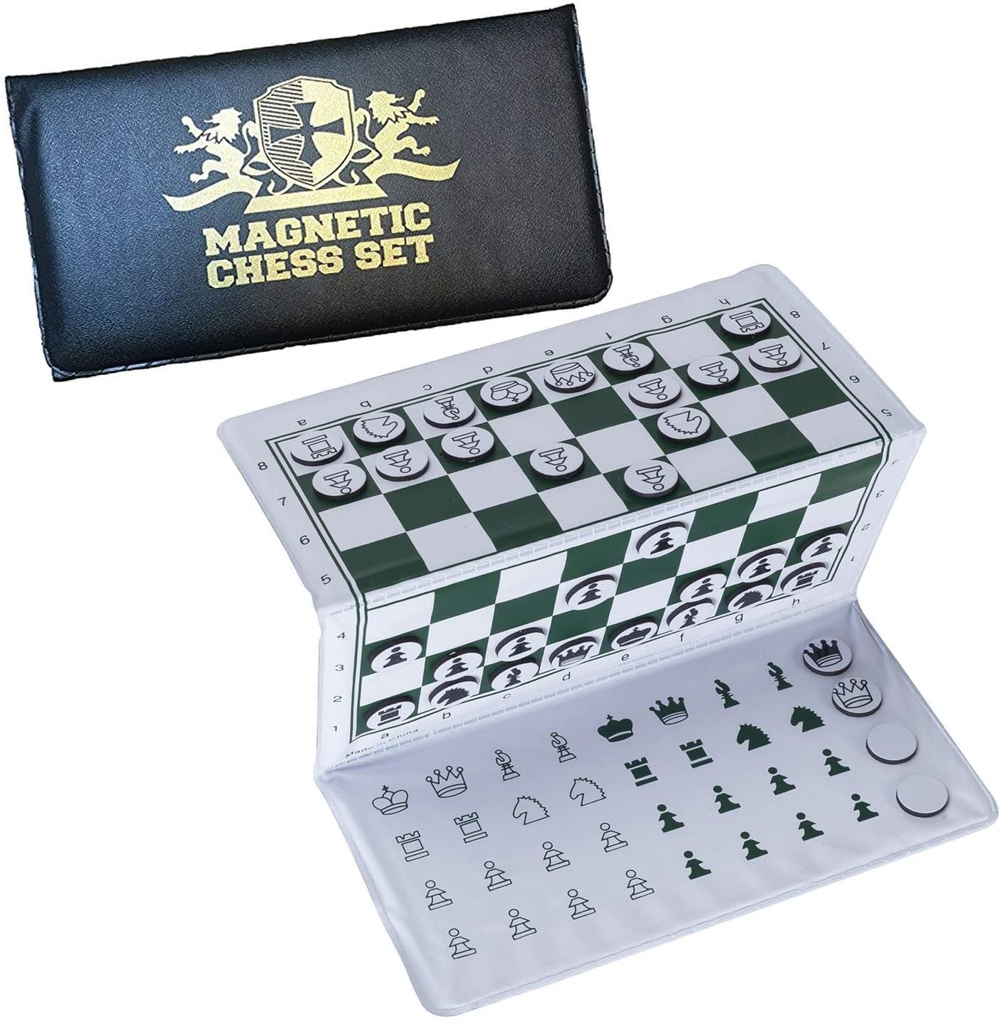 Mini Magnetic Pocket Chess Set Travel Trifold 6 in.