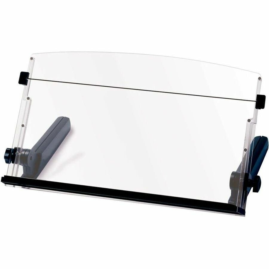 4" Height x 18" Width - Black, Clear - Plastic