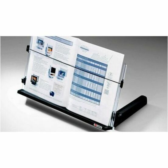 4" Height x 18" Width - Black, Clear - Plastic