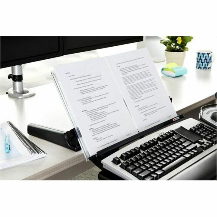 4" Height x 18" Width - Black, Clear - Plastic