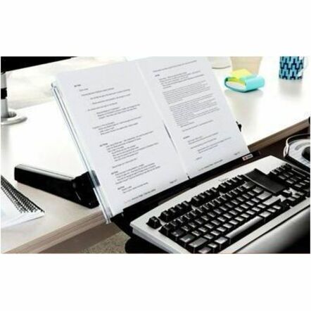 4" Height x 18" Width - Black, Clear - Plastic