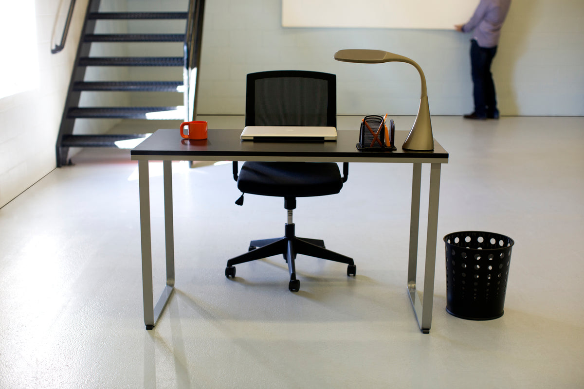 Steel Workstation Blk Sil