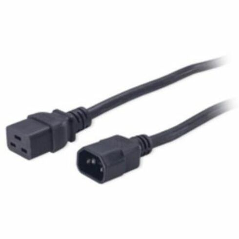 APC by Schneider Electric Power Extension Cable - 230 V AC - Black - 6.50 ft Cord Length - IEC 60320 C14 - 1 Each