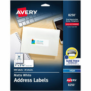 1" Width x 2 5/8" Length - Permanent Adhesive - Rectangle - Inkjet - White - Paper - Permanent Adhesive, Jam Resistant, Customizable - 30 / Sheet - 20 Total Sheets - 600 Total Label(s) - 600 / Pack