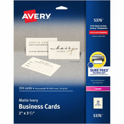 79 Brightness - A4 - 8 1/2" x 11" - 80 lb Basis Weight - 216 g/m² Grammage - Matte - Perforated, Heavyweight, Smooth Edge, Anti-jam, Double-sided, Printable, Smudge-free, Recyclable - Ivory - 250 / Pack