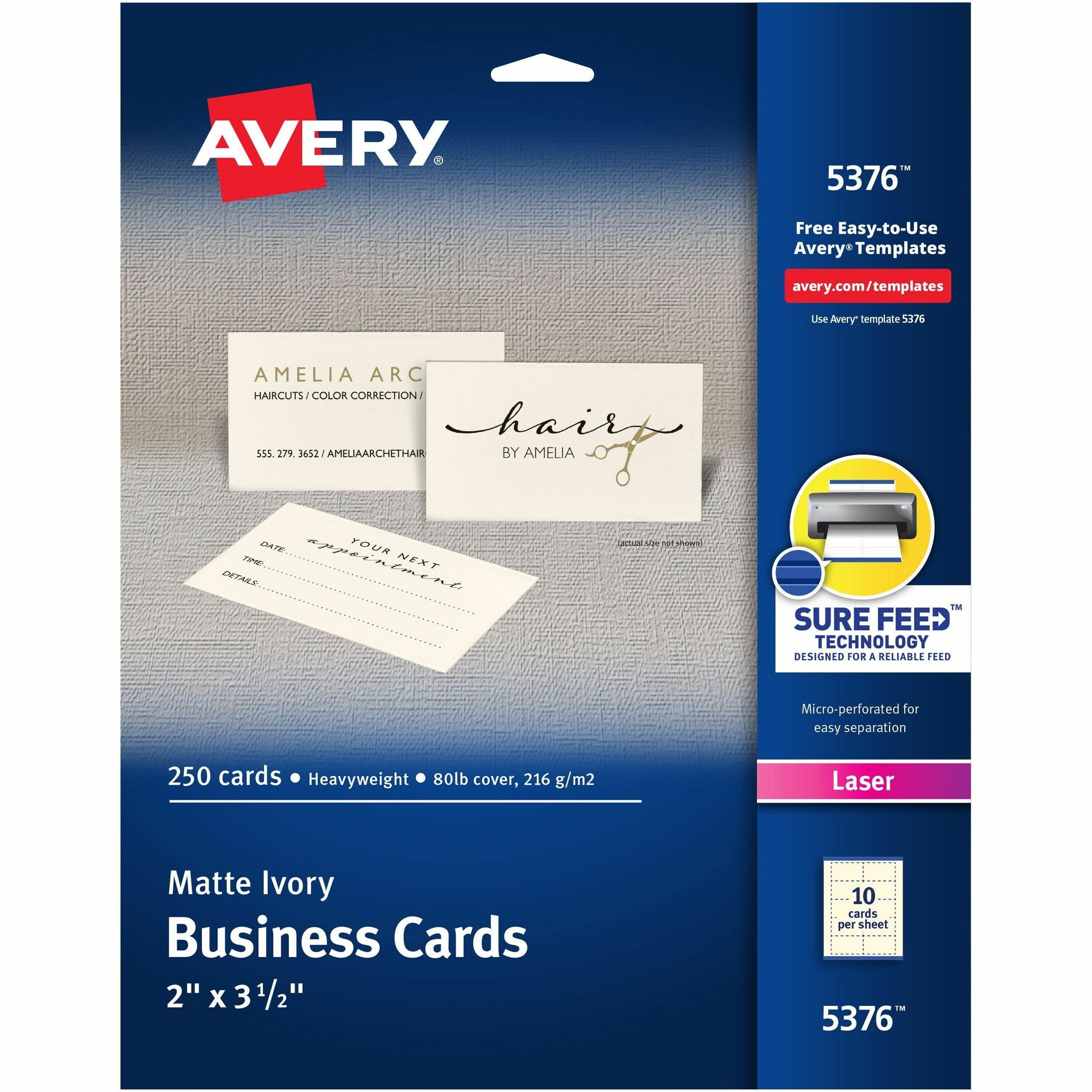 79 Brightness - A4 - 8 1/2" x 11" - 80 lb Basis Weight - 216 g/m² Grammage - Matte - Perforated, Heavyweight, Smooth Edge, Anti-jam, Double-sided, Printable, Smudge-free, Recyclable - Ivory - 250 / Pack