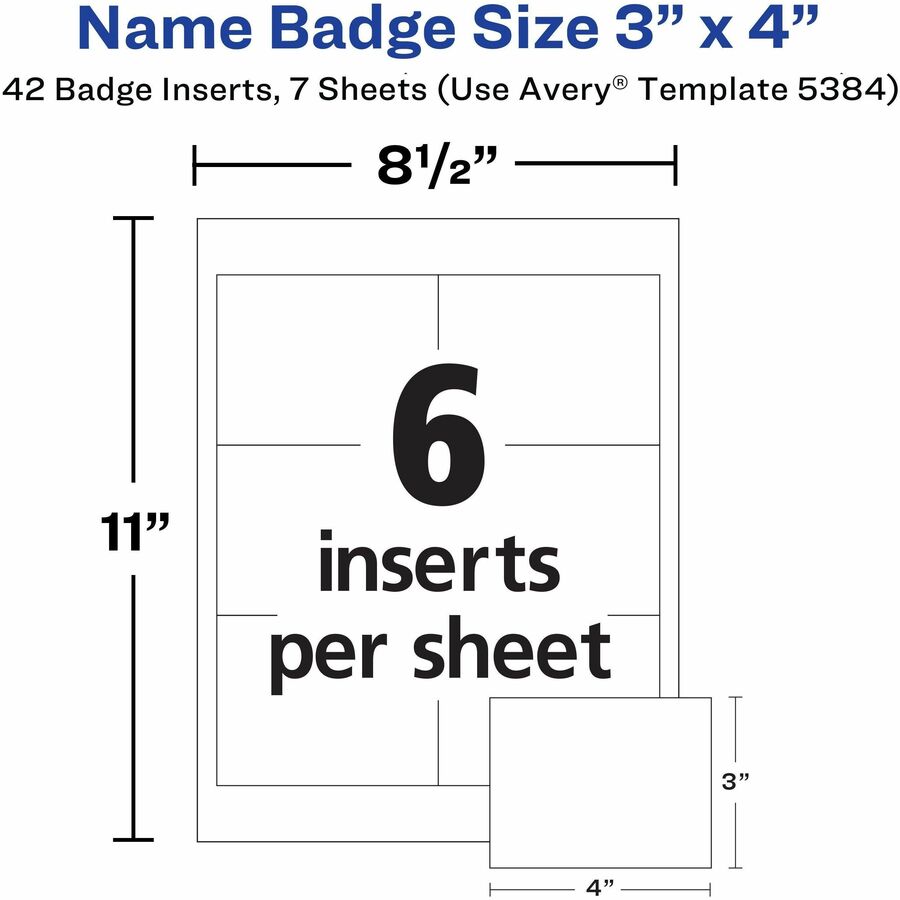 8 1/2" x 11" - Printable, Durable, Clip, Reusable, Perforated, Self-adhesive, Flexible - White - 1 Box