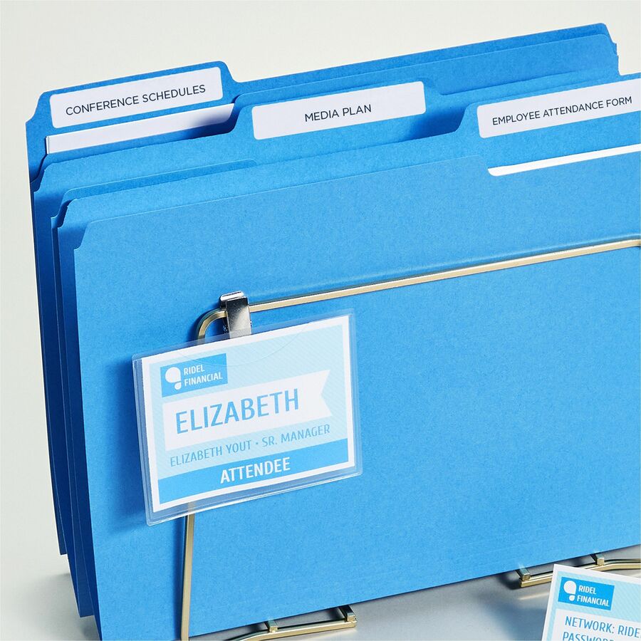 Avery&reg; File Folder Labels, 2/3" x 3-7/16" , 1,500 White Labels (5366)