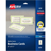 79 Brightness - A4 - 8 1/2" x 11" - 80 lb Basis Weight - 216 g/m² Grammage - Matte - Perforated, Heavyweight, Rounded Corner, Printable, Recyclable, Biodegradable, Smooth Edge, Double-sided, Smudge-free, Anti-jam - Ivory - 250 / Pack