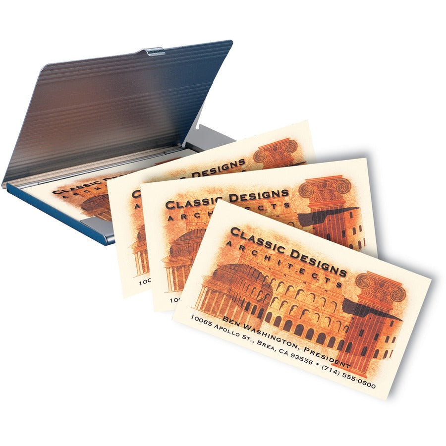 79 Brightness - A4 - 8 1/2" x 11" - 80 lb Basis Weight - 216 g/m² Grammage - Matte - Perforated, Heavyweight, Rounded Corner, Printable, Recyclable, Biodegradable, Smooth Edge, Double-sided, Smudge-free, Anti-jam - Ivory - 250 / Pack