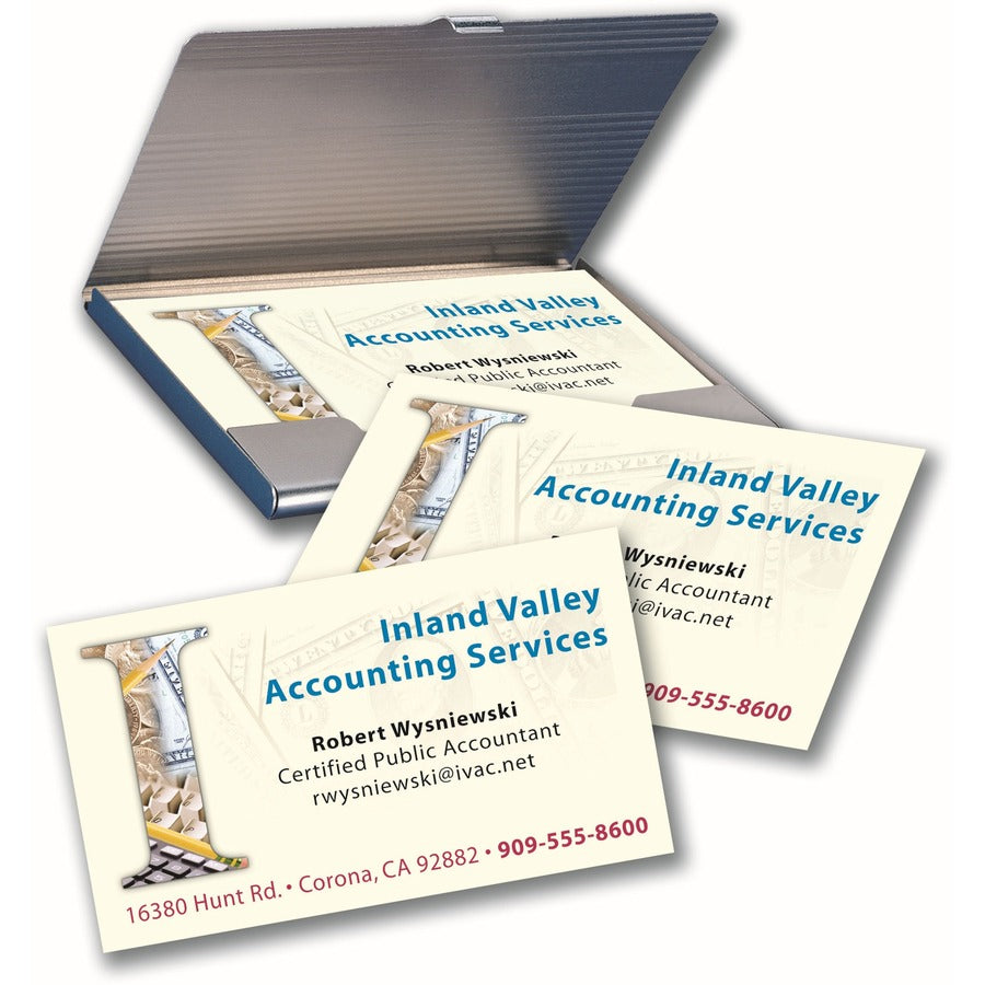 79 Brightness - A4 - 8 1/2" x 11" - 80 lb Basis Weight - 216 g/m² Grammage - Matte - Perforated, Heavyweight, Rounded Corner, Printable, Recyclable, Biodegradable, Smooth Edge, Double-sided, Smudge-free, Anti-jam - Ivory - 250 / Pack