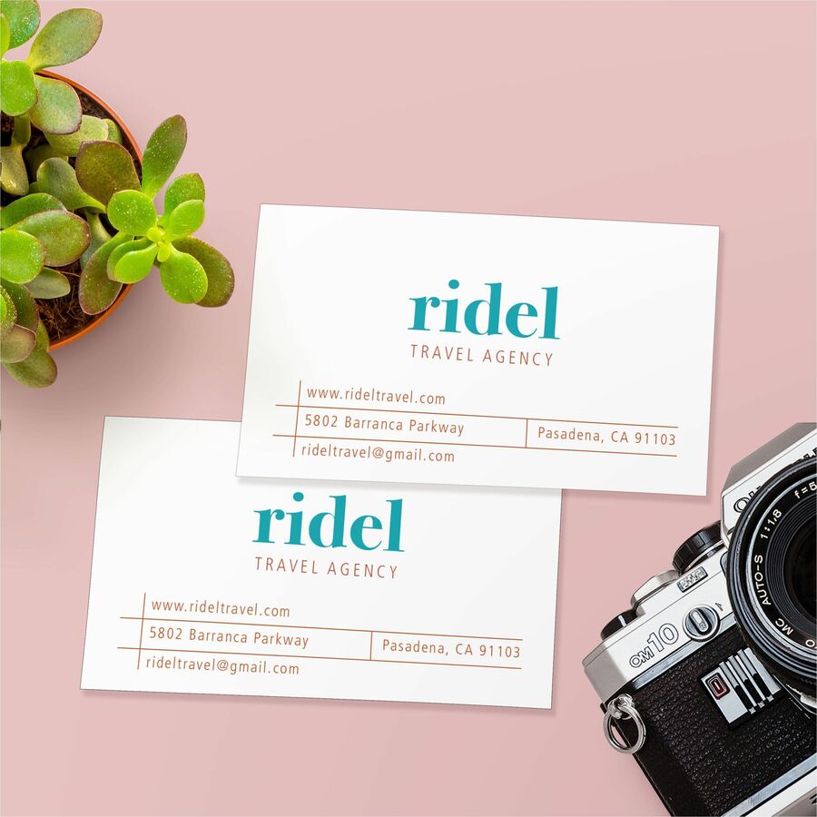 97 Brightness - A4 - 8 1/2" x 11" - 80 lb Basis Weight - 216 g/m² Grammage - Matte - Perforated, Heavyweight, Smooth Edge, Printable, Double-sided, Anti-jam, Smudge-free, Recyclable, Biodegradable - White - 250 / Pack