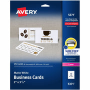 97 Brightness - A4 - 8 1/2" x 11" - 80 lb Basis Weight - 216 g/m² Grammage - Matte - Heavyweight, Perforated, Smooth Edge, Recyclable, Anti-jam, Tear-off Card, Double-sided, Smudge-free - White - 25 Sheets - 250 / Pack