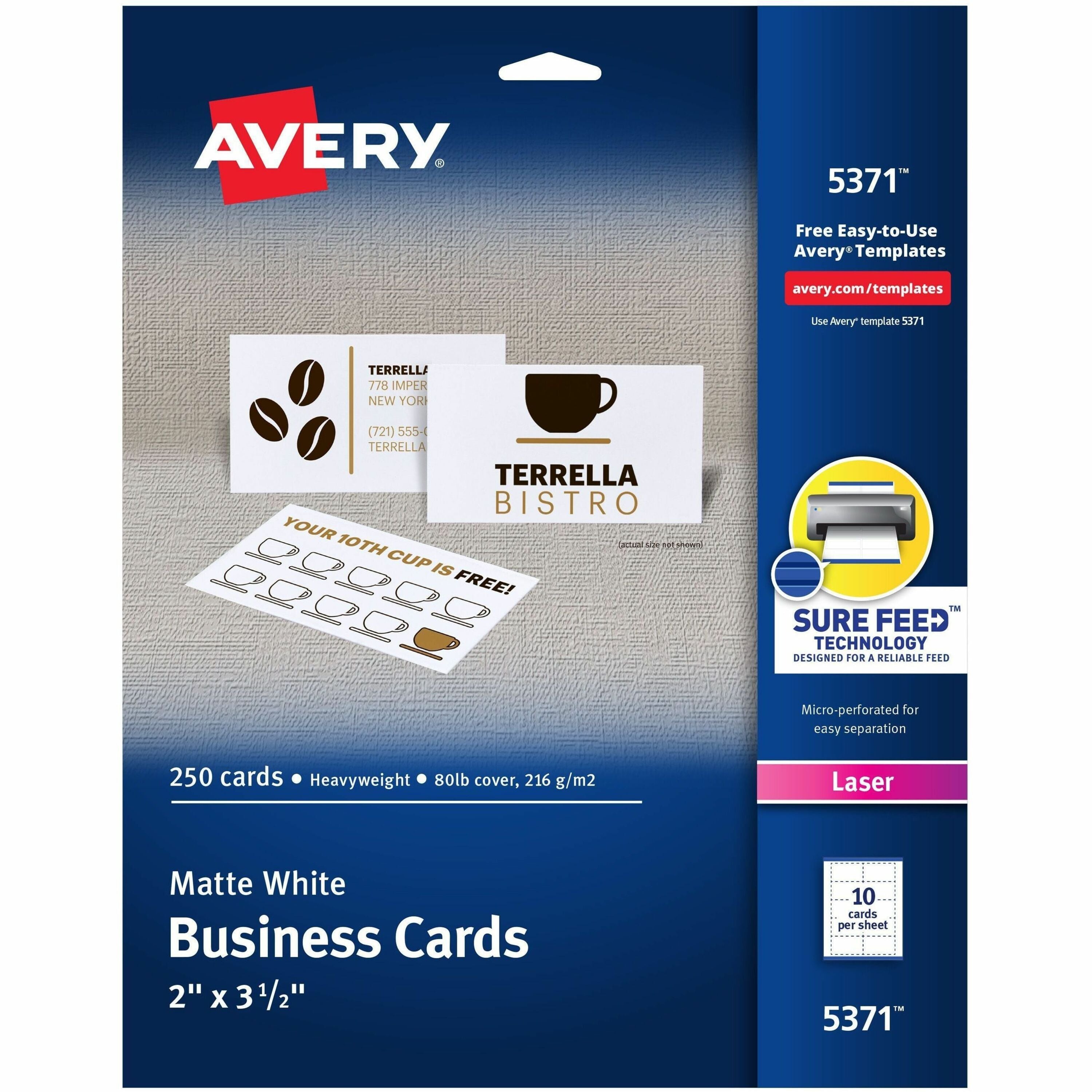 97 Brightness - A4 - 8 1/2" x 11" - 80 lb Basis Weight - 216 g/m² Grammage - Matte - Heavyweight, Perforated, Smooth Edge, Recyclable, Anti-jam, Tear-off Card, Double-sided, Smudge-free - White - 25 Sheets - 250 / Pack