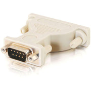 C2G Serial Adapter - 1 x 9-pin DB-9 Serial Male - 1 x 25-pin DB-25 Serial Female - Beige - 1 Each