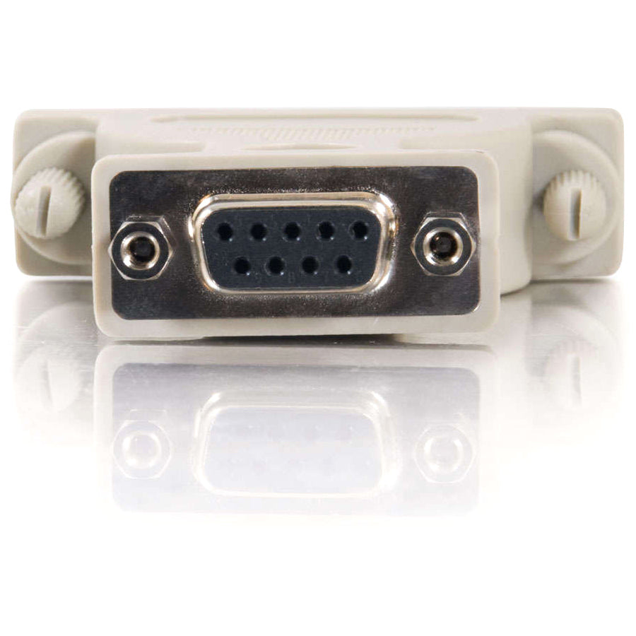 C2G Serial Adapter - 1 x 9-pin DB-9 RS-232 Serial Female - 1 x 25-pin DB-25 RS-232 Serial Female - Beige - 1 Each