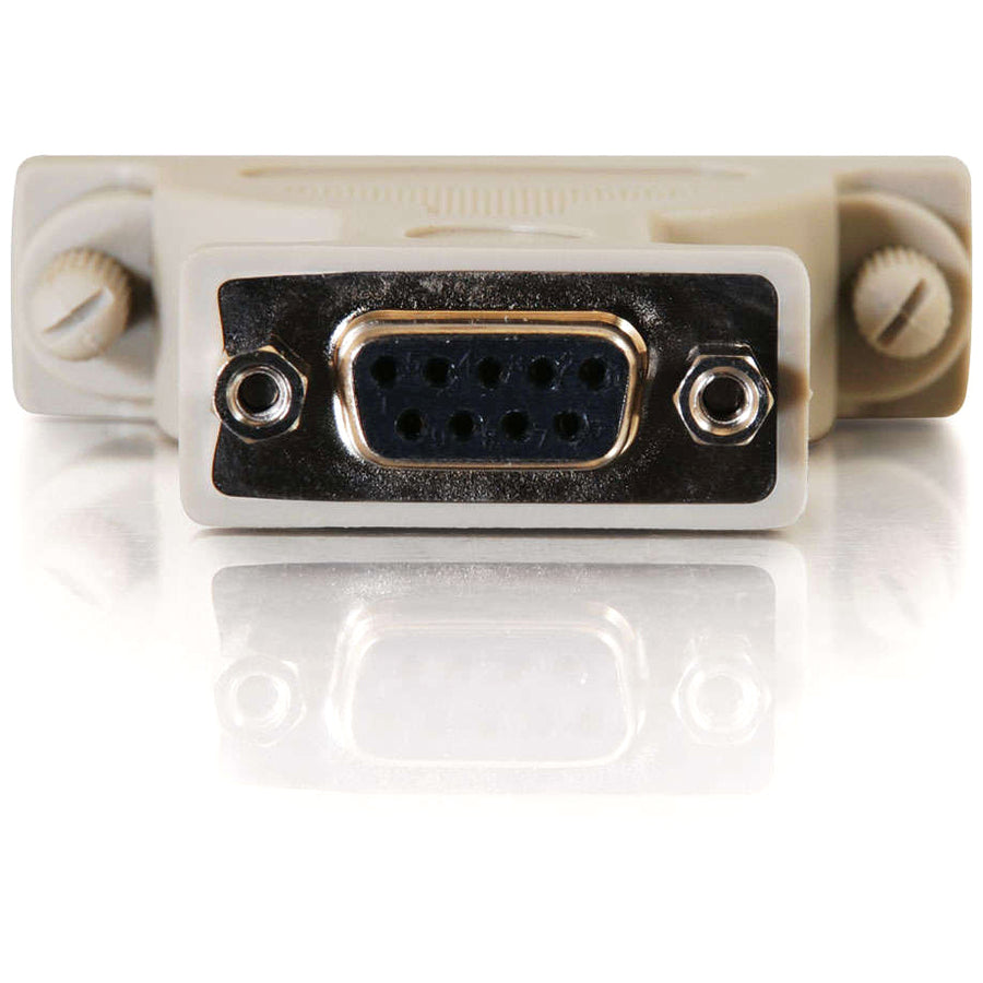 C2G Serial Adapter - 1 x 9-pin DB-9 Serial Female - 1 x 25-pin DB-25 Serial Male - Beige - 1 Each