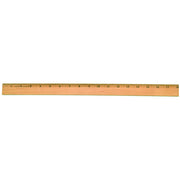 Wood Office Ruler, 18" with Single Metal Edge, 1 Each(288x$1.24)