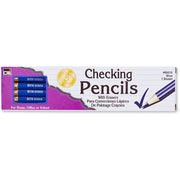 Wholesale Checking Pencil, Blue with Eraser, 12 / Box(144x$2.33)