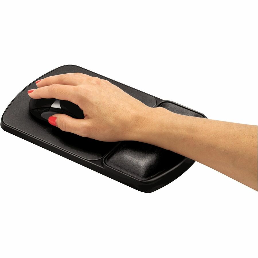 0.94" Height x 6.25" Width x 10.13" Depth - Platinum, Graphite - Gel - Wear Resistant, Tear Resistant, Skid Proof - 1 Each