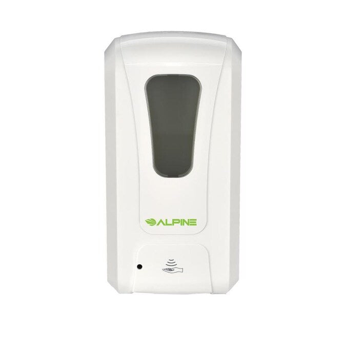Automatic Hands-Free Liquid/Gel Hand Sanitizer/Soap Dispenser with Floor Stand, 1200 mL, White