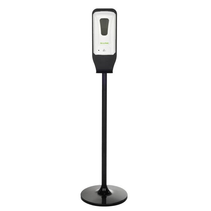 Automatic Hands-Free Liquid/Gel Hand Sanitizer/Soap Dispenser with Floor Stand, 1200 mL, White
