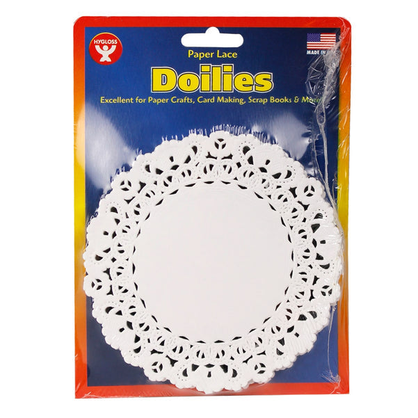 Doilies - Round 12 ct., 8" Silver