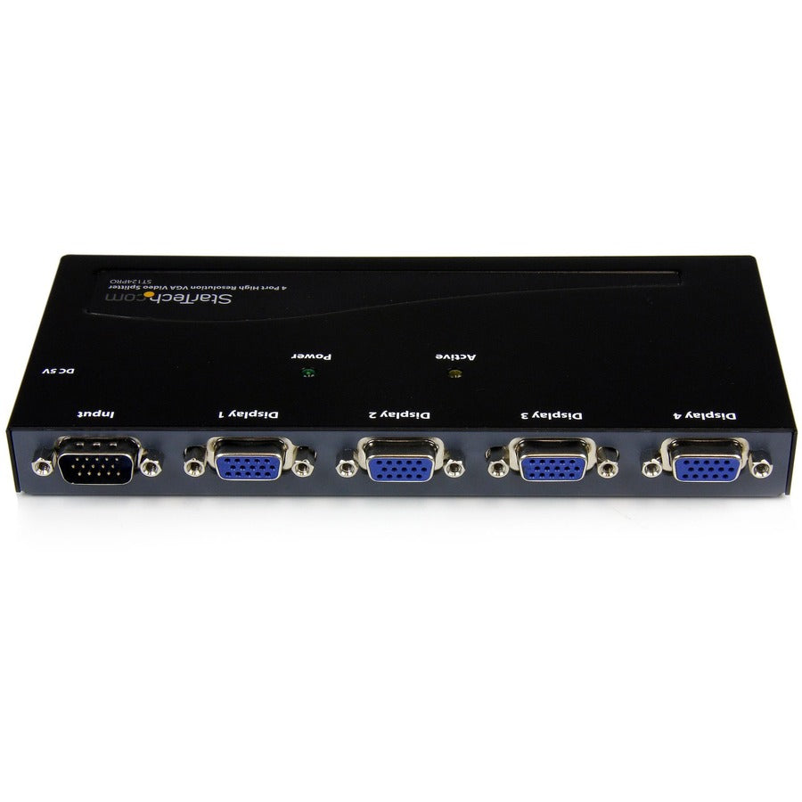 StarTech.com 4 Port High Resolution VGA Video Splitter - 350 MHz