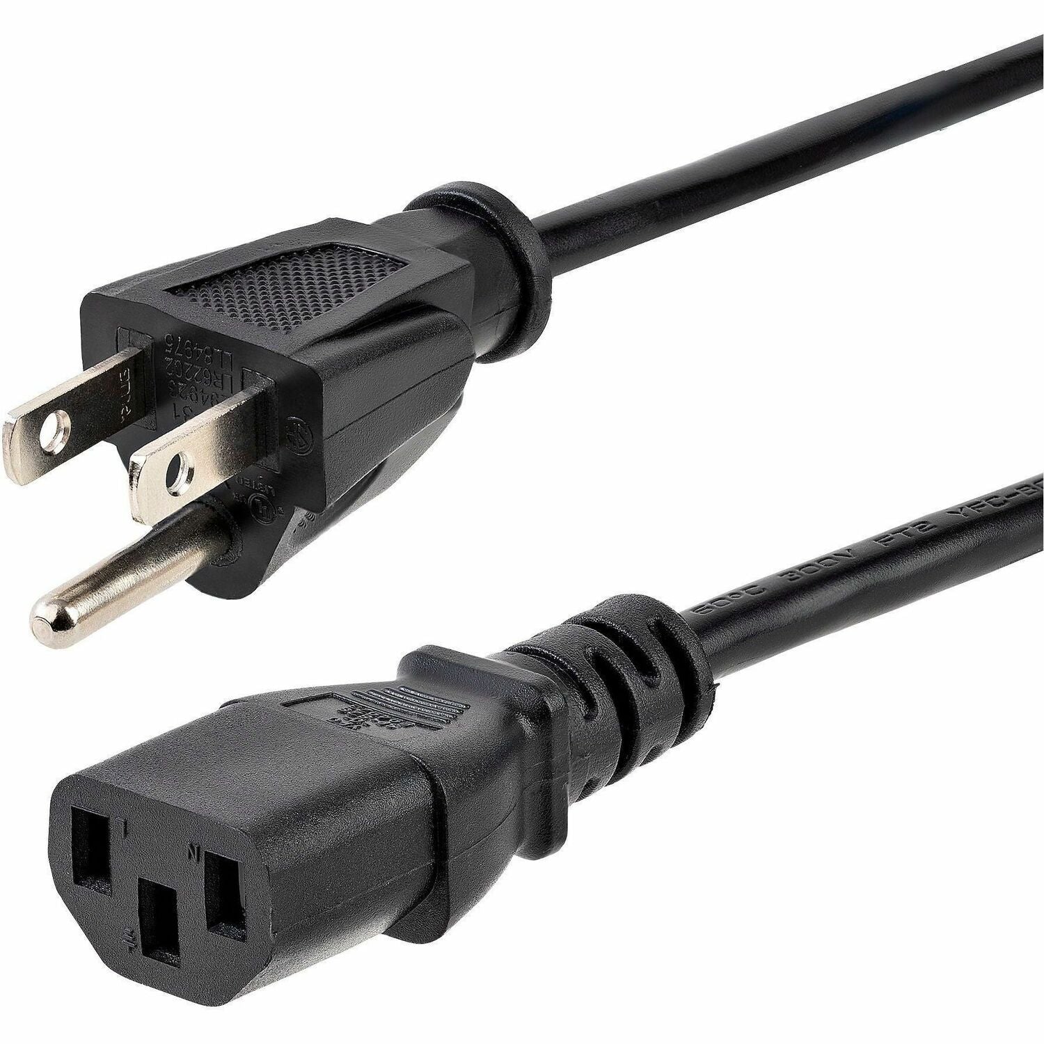 StarTech.com 6ft Computer Power Cord NEMA5-15P to C13